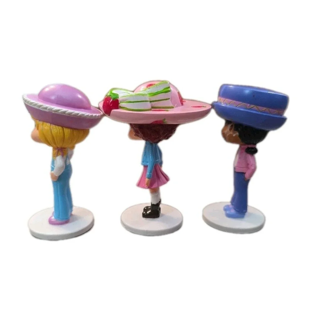 Lot of 3 Vintage Cake Topper Strawberry Shortcake 3